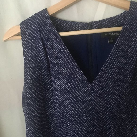 Herringbone print sheath dress - Picture 2 of 5